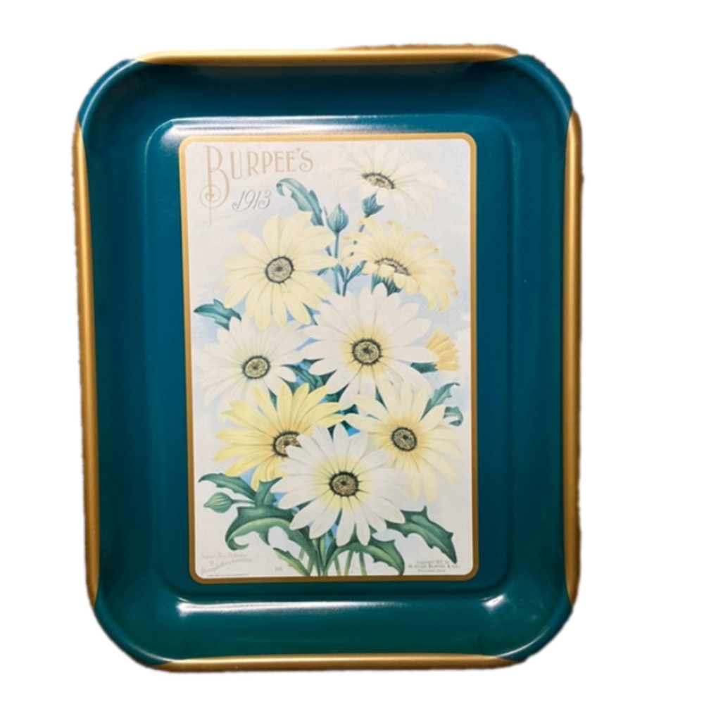 Burpee Seeds That Grow Metal Tray 120 Years Of Better Flowers And Vegetables